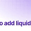 Provide Liquidity